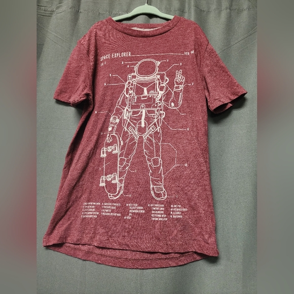 Boy's Space Explorer Shirt w/ An Astronaut and what he wears- size Medium (8) - Picture 1 of 4